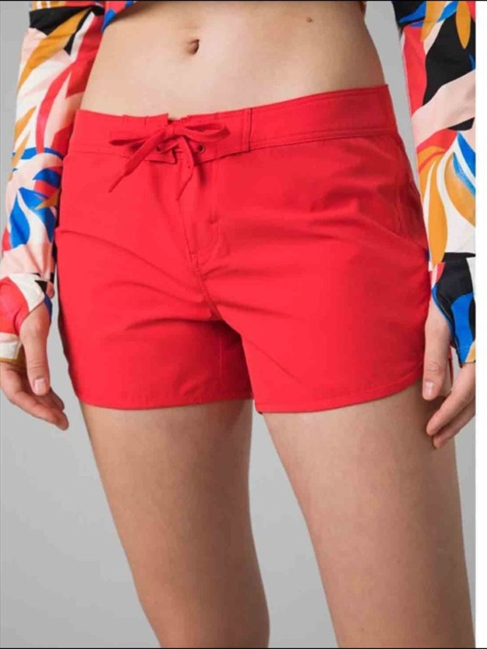 Prana Schaffie SPF 50 Shorts Papaya Red Size M Like New